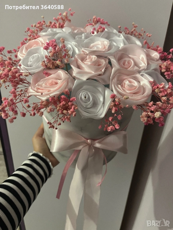 Сатенени рози, снимка 1