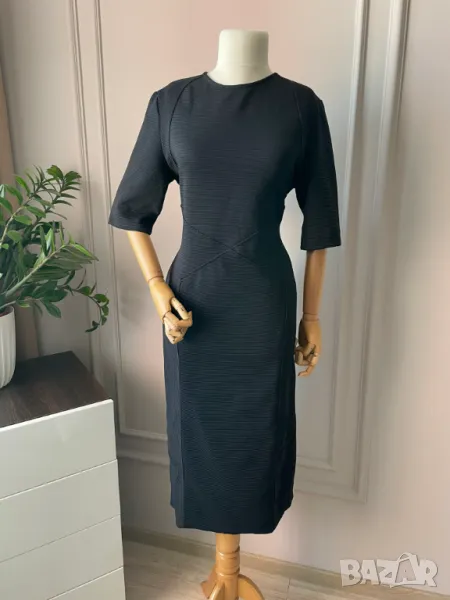 ASOS Стилна еластична черна рокля, XL, снимка 1