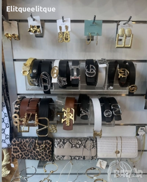 колани от естествена кожа в кутия louis vuitton pinko diesel hermes gucci, снимка 1