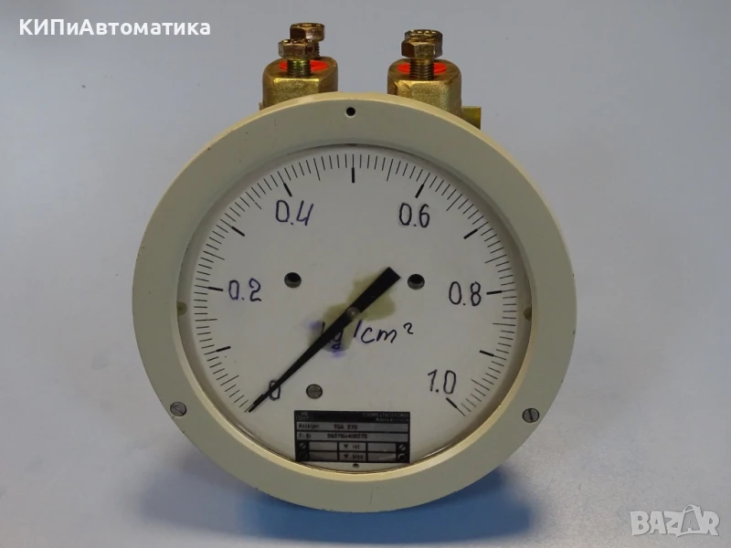 Диференциален манометър Schopper& Faeser Typ TDA 370/TDHZ 224 0-1Bar, снимка 1