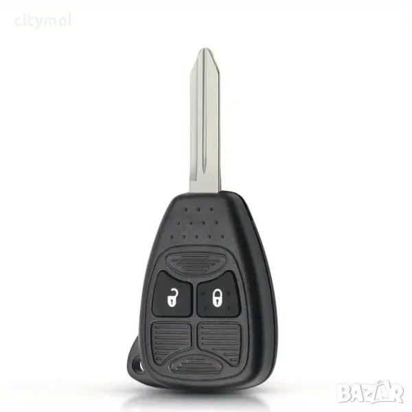 Кутийка за ключ с 2 бутона за CHRYSLER Aspen, DODGE RAM Caravan, и JEEP Cherokee, снимка 1