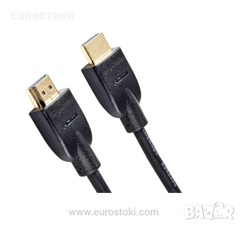 Amazon Basics HDMI кабел, 1,8 метра, 4K@60Hz, високоскоростен 4K HDMI 2.0 кабел (18Gbps), снимка 1