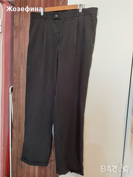 Мъжки официален черен панталон, снимка 1