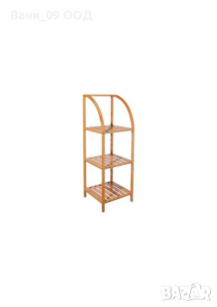 Бамбукова етажерка за баня с интересен дизайн, снимка 1