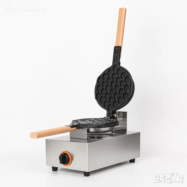 Професионален гофретник за бъбъл гофрети на газ, снимка 1