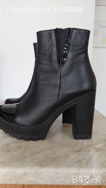 Продавам дамски боти от естествена кожа, снимка 1