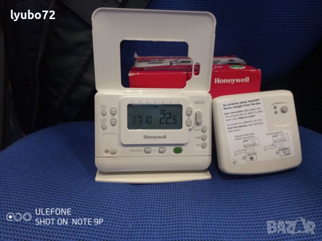 Honeywell, 7-дневен БЕЗЖИЧЕН програмируем термостат СМ727, снимка 1 - Други стоки за дома - 39196836