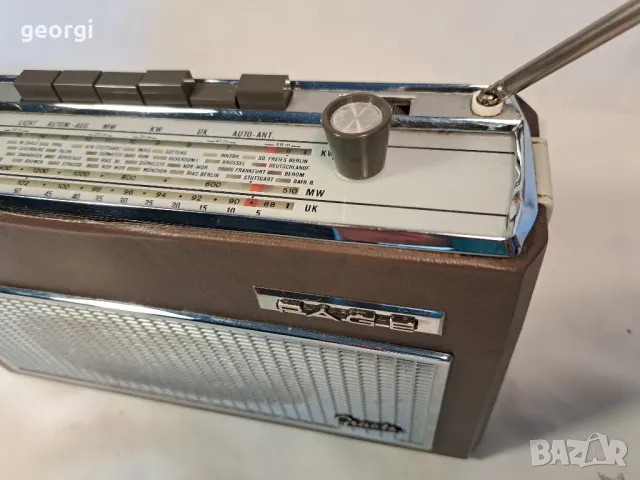 ретро радио транзистор Graetz Page    8/3, снимка 5 - Радиокасетофони, транзистори - 50410267