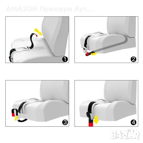 GLKEBY Регулатор за предпазния колан на кола за бременни/предпазва плода/удобен/безопасен, снимка 7 - Аксесоари и консумативи - 49842191