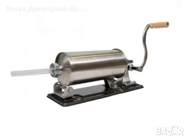 Ръчна машина за пълнене на колбаси,неръждаема стомана,капацитет 4 кг., снимка 6 - Други машини и части - 48732095