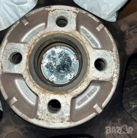 4бр 15" алуминиеви джанти 4х100мм+зимни гуми 185/65/15 NOKIAN WR D4 , снимка 7 - Гуми и джанти - 51116319