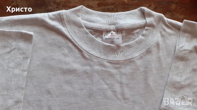 тениски сив меланж Appeal , памук 150 грама качествен, пениран, мек, снимка 3 - Тениски - 47336731