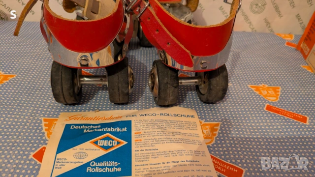 Стари Немски кънки , снимка 6 - Ролери, кънки - 53609223