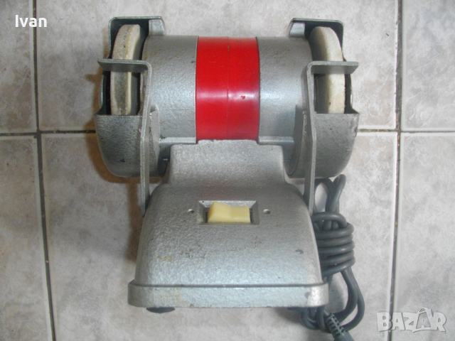 СССР Руски Профи Точиларски Обущарски ШМИРГЕЛ 90 Вата-2100 Об/мин-ф100мм-Почти Нов-ОТЛИЧЕН, снимка 16 - Други инструменти - 36416058