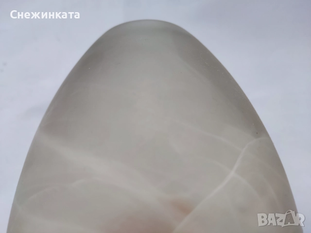 Сив метален полилей и абажур, снимка 5 - Полилеи - 52891862