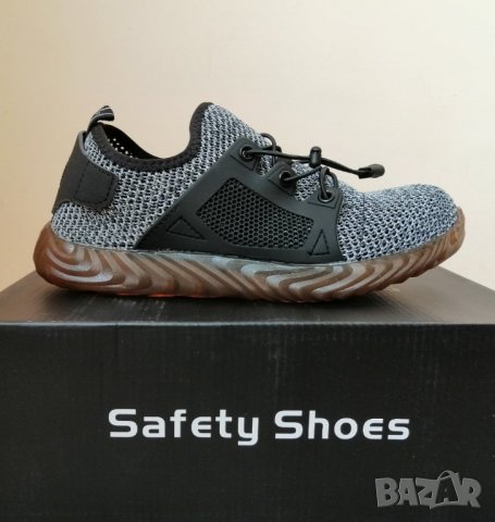 Работни обувки с метално бомбе - уникално леки от дишащ материал (Модел 703), снимка 4 - Други - 33620279