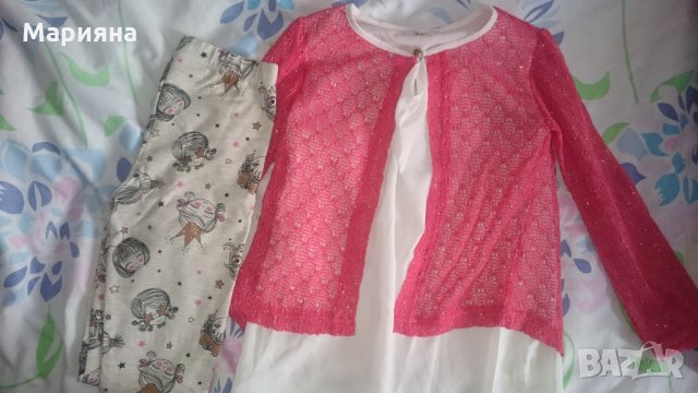 блузка тип жилетка с клин, снимка 1 - Детски Блузи и туники - 27249143
