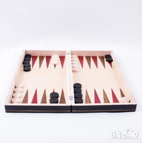 Дървен шах с табла + дървени фигури и пулове, 5 размера, 3 цвята, снимка 8 - Шах и табла - 28401775