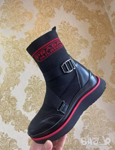 боти тип чорап prada