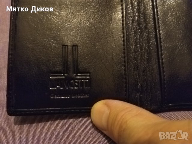 Lancetti марков портфейл нов естествена кожа 120х90мм, снимка 6 - Портфейли, портмонета - 43119563