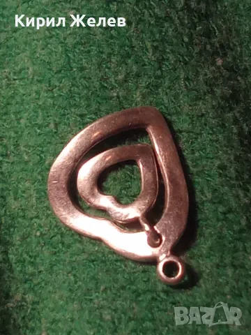 ДВЕ СЪРЦА в ЕДНО РОМАНТИЧЕН СРЕБЪРЕН МЕДАЛЬОН ВИНТИДЖ АРТ ПЕНДАНТ СРЕБРО 45732, снимка 14 - Колиета, медальони, синджири - 46221948