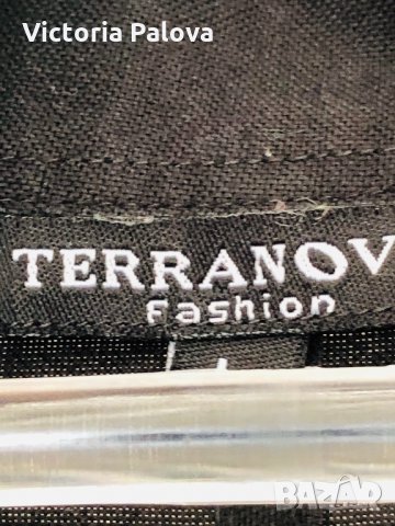 Модерна черна риза TERRANOVA, снимка 6 - Ризи - 26665842