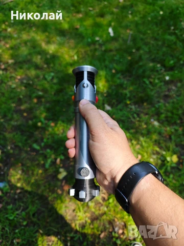 Светлинен меч на Obi Wan Kenobi Lightsaber StarWars Cosplay Comic Con, снимка 8 - Други - 50666793