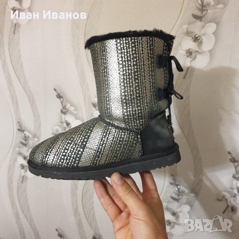 оригинални боти / ботуши  Ugg Bailey Bow Bling  номер 37, снимка 13 - Дамски ботуши - 38662151