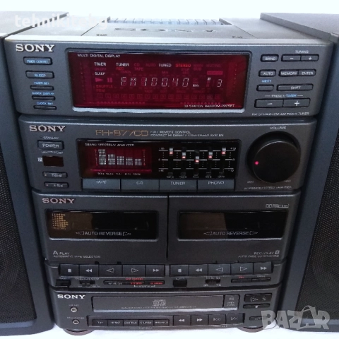 ⭐⭐⭐ SONY FH-B77CD ⭐⭐⭐ Страхотна ретро система със CD плеър, снимка 4 - Аудиосистеми - 44052604