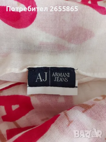 ARMANI JEANS дамски шал, снимка 4 - Шалове - 48403413