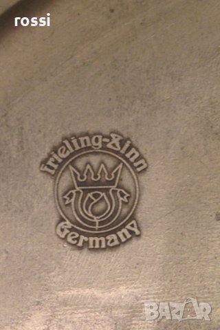 Старинен немски часовник за стена от калай серия Lindenwirthin 23 см. нов, снимка 10 - Колекции - 43079606