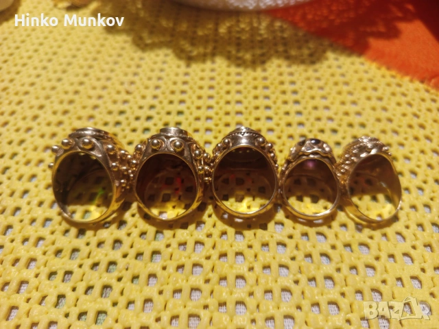 Златни пръстени, снимка 7 - Пръстени - 53298364