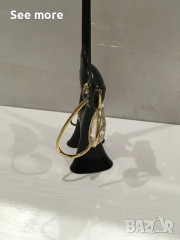 DYRBERG/KERN обеци стомана с покритие, снимка 7 - Обеци - 47489182