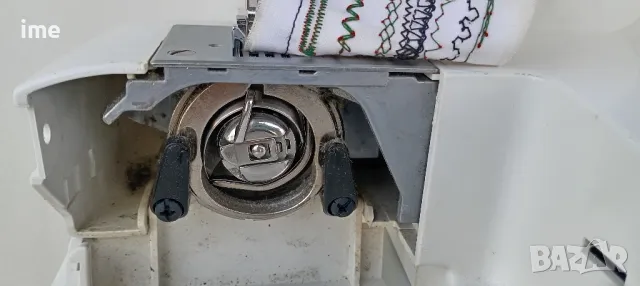 Шевна машина НОМЕР 05. AEG 11225. Ревизирана. Работеща с мостра на някой видове на шиене..., снимка 6 - Шевни машини - 50157140