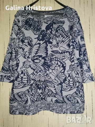 ЕЛЕГАНТНА БЛУЗА ГОЛЯМ РАЗМЕР XL- 2XL, снимка 4 - Блузи с дълъг ръкав и пуловери - 28485141