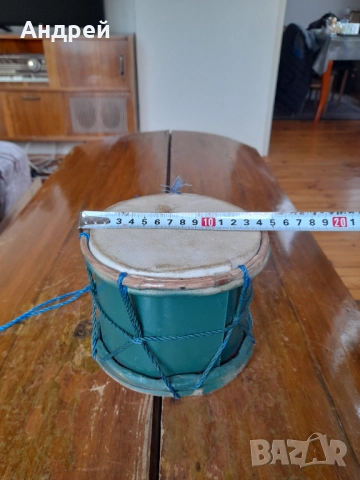 Стар детски тъпан,барабан,барабанче #3, снимка 6 - Други ценни предмети - 52123439