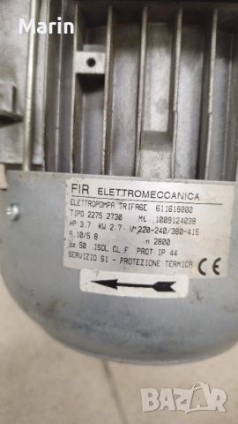 Трифазна водна помпа 2.7kw, снимка 6 - Водни помпи - 53566412
