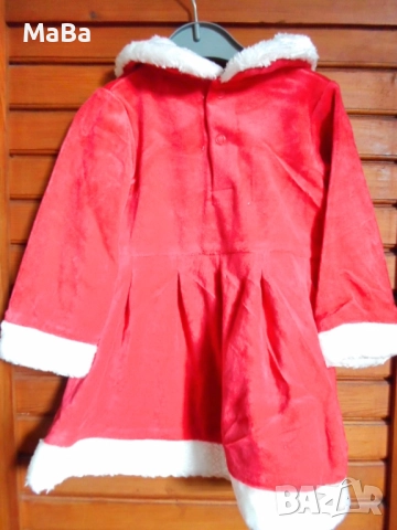 Коледна РОКЛИЧКА Primark /0-9мес./, снимка 3 - Бебешки рокли - 52468063