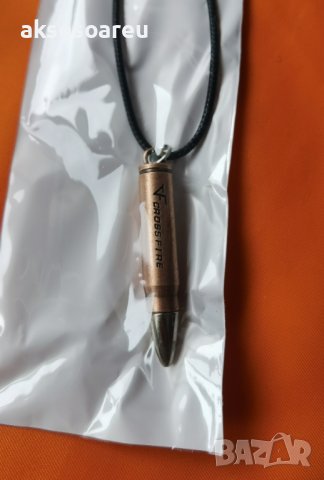 Колие медальон с верижка каишка с форма на патрон куршум патрон от автомат модни бижута за подарък з, снимка 13 - Колиета, медальони, синджири - 38329316