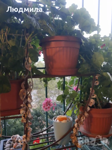 Цветарник,ковано желязо,олекотен,уникален,, снимка 14 - Декорация за дома - 51218359