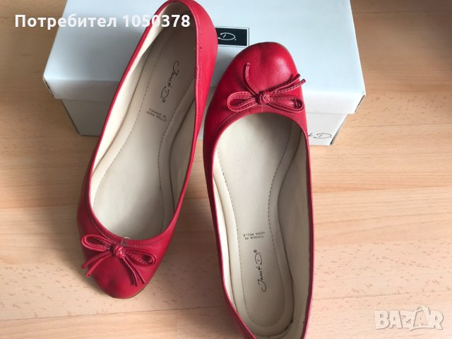 Балеринки от естествена кожа, снимка 2 - Дамски ежедневни обувки - 32783157
