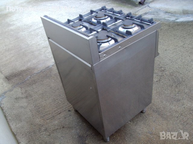 Професионален, италиански, газов котлон на база GGM GASTRO - 4 горелки, снимка 4 - Обзавеждане на кухня - 43661131