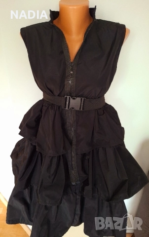 Черна рокля на Stela , снимка 2 - Рокли - 52580024