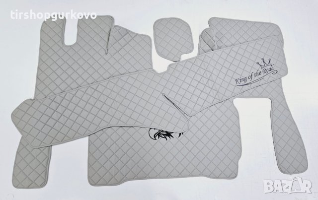 Кожени стелки за камиони с бродерия за SCANIA S екокожа, снимка 3 - Аксесоари и консумативи - 43981362