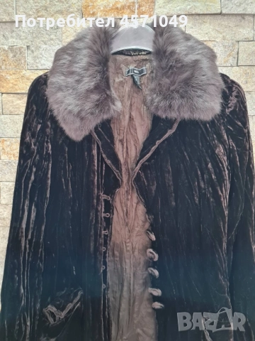 Тънко манто Mango чинчила 