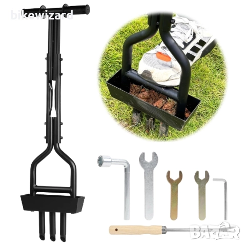 Ръчен аератор за тревни площи lalago 97 см НОВ, снимка 1