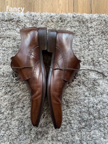 Мъжки кафяви обувки Rollmann - естествена кожа, снимка 8 - Официални обувки - 32357952