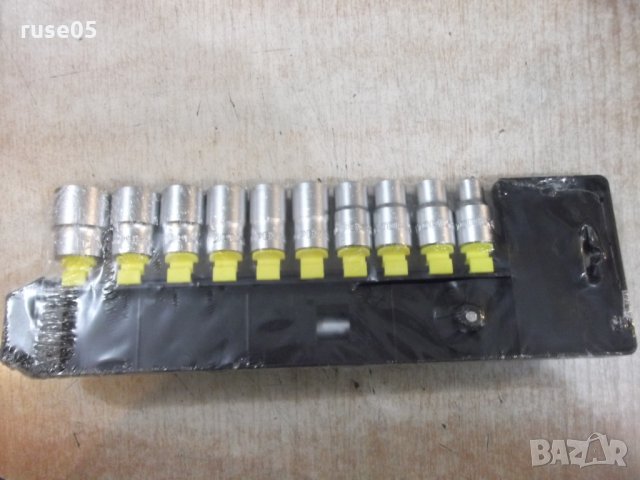 Комплект тресчотка с 10 вложки *1/2 " TOPEX 38D652*, снимка 5 - Други инструменти - 28981798