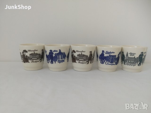 Ретро чаши от ГДР, снимка 1 - Антикварни и старинни предмети - 26872211
