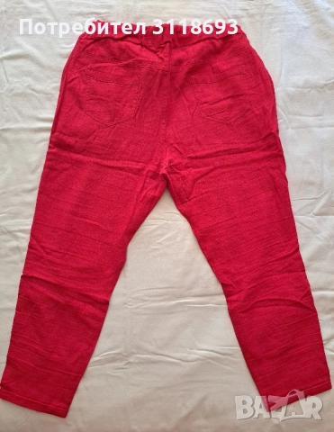 Ленен дамски панталон, снимка 2 - Панталони - 51444132